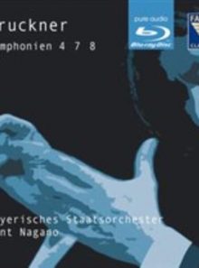 Bruckner: symphonies nos. 4, 7 & 8 (audio only blu-ray)