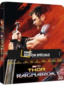 Thor : ragnarok - édition limitée exclusive fnac - boîtier steelbook blu-ray 3d + blu-ray + livret