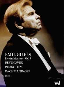 Emil gilels live in moscow, vol 3