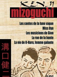 Kenji mizoguchi - les contes de la lune vague + miss oyu + les musiciens de gion + la rue de la honte + la vie de o-haru, femme galante - pack