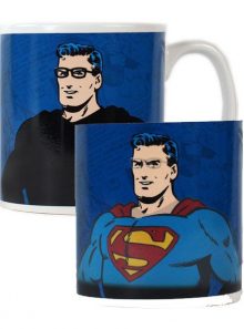 Superman mug, heat change clark kent
