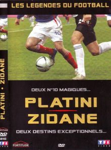 Les legendes du football : platini et zidane