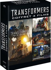 Transformers - quadrilogie : transformers + transformers 2 - la revanche + transformers 3 - la face cachée de la lune + transformers : l'âge de l'extinction