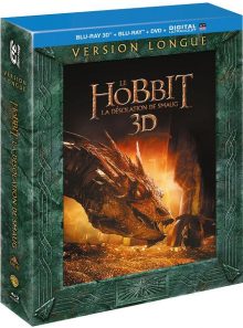 Le hobbit : la désolation de smaug - version longue - blu-ray 3d + blu-ray + dvd + copie digitale