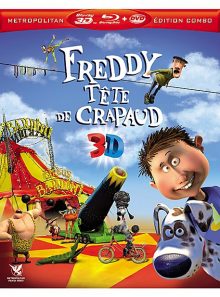 Freddy tête de crapaud - combo blu-ray 3d + dvd