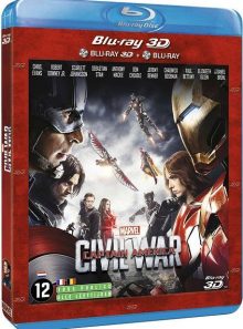 Captain america : civil war - combo blu-ray 3d + blu-ray 2d