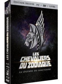 Les chevaliers du zodiaque : la légende du sanctuaire - édition collector blu-ray + dvd + livre