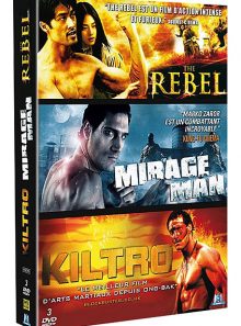Coffret action - the rebel + kiltro + mirage man - pack