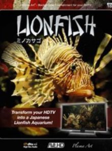 Plasma art: lionfish