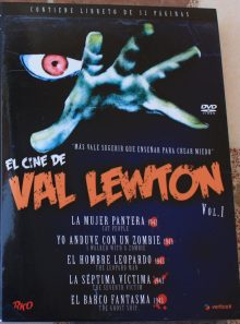 Pack val lewton, 5 dvd, cat people, i walked with a zombie, the leopard man, the seventh victim, the ghost ship