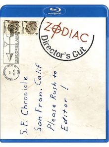 Zodiac - director's cut - blu-ray