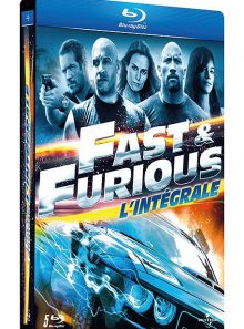 Fast and furious - l'intégrale 5 films - pack collector boîtier steelbook - blu-ray