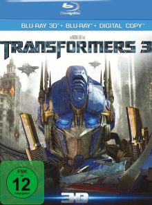 Transformers 3 (blu-ray 3d, blu-ray 2d, + dvd, inkl. digital copy)