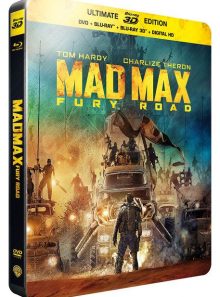 Mad max : fury road - steelbook ultimate édition - blu-ray 3d + blu-ray + dvd + copie digitale