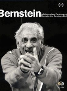 Bernstein in rehearsal & performance: shostakovich symphony no. 1 [dvd video]