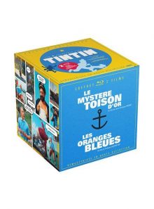 Tintin et le mystère de la toison d'or + tintin et les oranges bleues - édition collector - boîtier mediabook - blu-ray