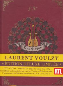 Laurent voulzy : lys & love tour (edition deluxe limitée 1 dvd , 2 cd et livre 124 pages)