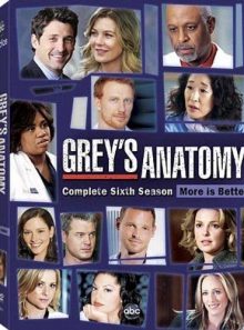 Grey's anatomy l'intégrale de la sixième saison - édition bénélux