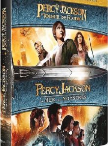 Percy jackson : le voleur de foudre + percy jackson 2 : la mer des monstres - blu-ray