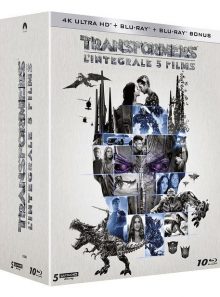 Transformers - l'intégrale 5 films - 4k ultra hd + blu-ray + blu-ray bonus
