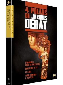 Jacques deray - 4 films : symphonie pour un massacre + borsalino & co. + le gang + trois hommes à abattre - édition limitée