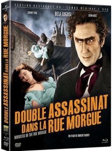 Double assassinat dans la rue morgue - combo blu-ray + dvd