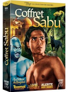Coffret sabu : le voleur de bagdad + toomaï, le grand cornac + le livre de la jungle + alerte aux indes - combo blu-ray + dvd