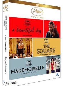 Coffret festival de cannes : a beautiful day + the square + mademoiselle - pack - blu-ray