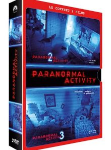Coffret paranormal activity - paranormal activity 2 + paranormal activity 3 - pack