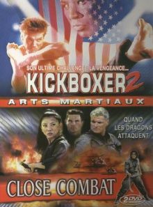 Kickboxer 2 & close combat - digipack 2 dvd - 2 films