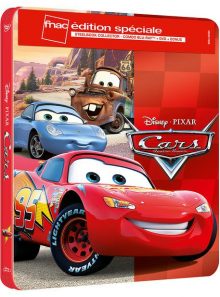 Cars, quatre roues - édition limitée exclusive fnac boîtier steelbook - blu-ray + dvd
